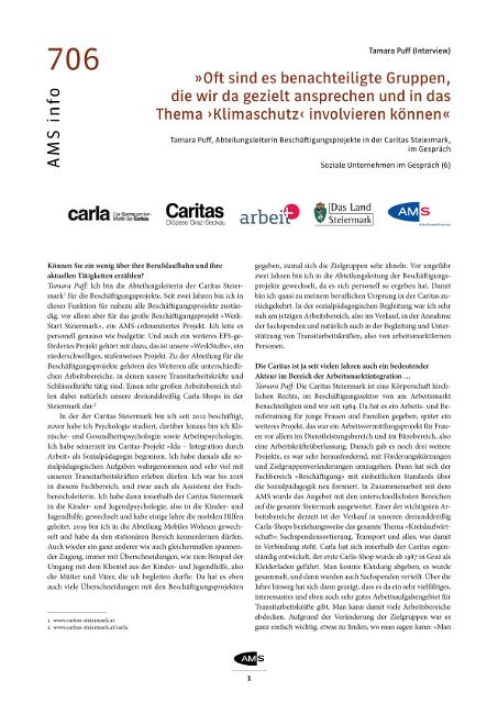 Gespräch mit der Caritas Steiermark zu Kreislaufwirtschaft und Arbeitsmarktpolitik